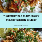 Slow Cooker Peanut Chicken Recipe