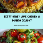 cado Quinoa Stack with Hot Honey Drizzle Recipe