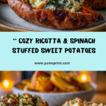 Harvest Glow: Ricotta & Spinach Stuffed Sweet Potatoes Recipe