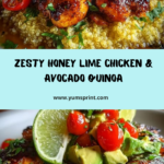 cado Quinoa Stack with Lime Garlic Sauce Recipe