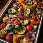 Rustic Roasted Vegetable Bake with Cannellini Beans Recipe