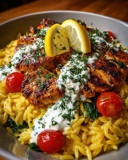 Orzo Bowl with Whipped Feta Yogurt Sauce Recipe 5 Orzo Bowl with Whipped Feta Yogurt Sauce Recipe - Recipe Image