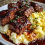 Smothered Beef Steaks & Mashed Potato Heaven Recipe