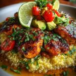cado Quinoa Stack with Lime Garlic Sauce Recipe