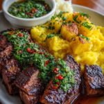 Chimichurri Steak & Mash Plate Recipe