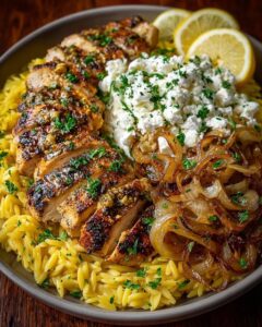 o with Caramelized Onions & Whipped Feta Recipe