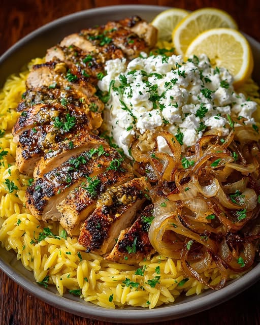 o with Caramelized Onions & Whipped Feta Recipe