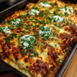 Mexican Green Chile, Chicken & Cheese Enchiladas Recipe