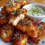 Crunchy Parmesan Chicken with Tangy Dill Pickle Flavor Recipe