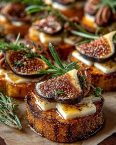 Fig Slices & Candied Pecans Recipe