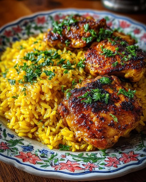 Golden Turmeric Chicken with Healing Spiced Rice Recipe 6 Golden Turmeric Chicken with Healing Spiced Rice Recipe - Recipe Image