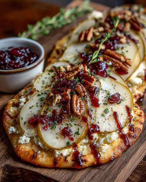 Toasted Pecans & Cranberry Glaze Recipe - Recipe Image