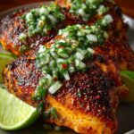 Fiesta Lime Chicken with Cilantro Lime Salsa Recipe