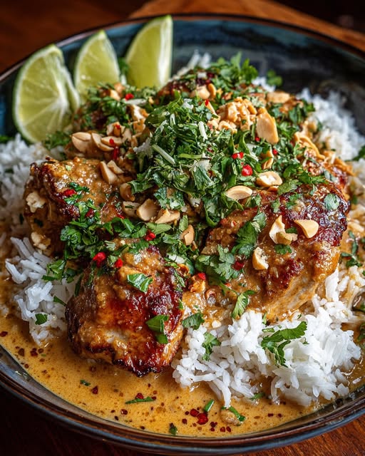 Slow Cooker Peanut Chicken Recipe