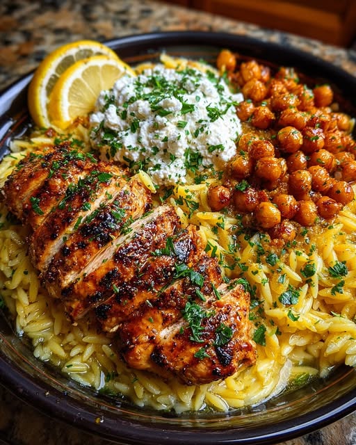 Spoon orzo onto plates Recipe - Recipe Image