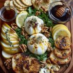 Pear with Walnut Burrata Tapas Platter Recipe