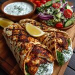 Greek Grilled Chicken Wraps with Tzatziki Sauce Recipe