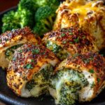 Cheesy Broccoli Stuffed Chicken Recipe