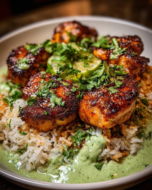 Peruvian Chicken and Rice with Green Sauce Recipe