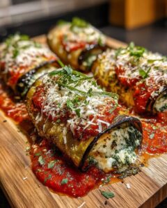 Home 3 Eggplant Rollatini with Ricotta and Spinach Recipe