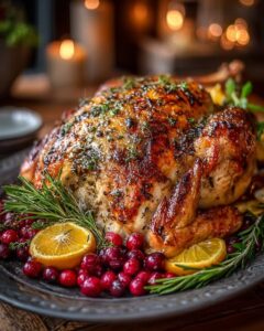 Festive Citrus-Cranberry Holiday Turkey Recipe