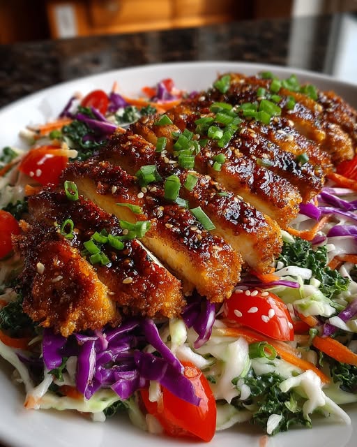 Crunchy Sesame Ginger Chicken Slaw Recipe - Recipe Image