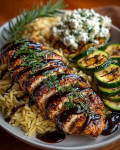 rzo with Whipped Feta & Grilled Zucchini Recipe