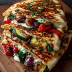 Grilled Mediterranean Veggie Quesadillas Recipe