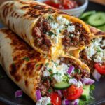 ef Wrap with Creamy Hot Honey Feta Sauce Recipe