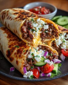 ef Wrap with Creamy Hot Honey Feta Sauce Recipe