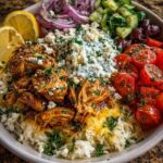 n Gyro Rice Bowl with Creamy Garlic Feta Recipe