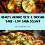 Ground Beef Zucchini Bake (Low Carb) Recipe