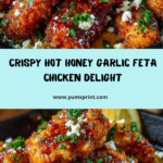 Spicy Crispy Hot Honey Garlic Feta Chicken Recipe