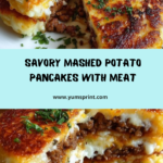 Mashed Potato Pancakes with Meat Filling Recipe