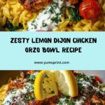 Orzo Bowl with Whipped Feta Yogurt Sauce Recipe