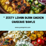 uscous Bowl with Lemon Feta Yogurt Sauce Recipe