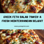 Greek Feta Salad Tower Recipe