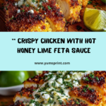 Crispy Hot Honey Lime Feta Chicken with Herb Crust Recipe