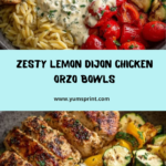 In a large bowl, combine cooked orzo and roasted vegetables Recipe