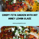 Crispy Hot Honey Lemon Feta Chicken Breasts with Herb Crust Recipe