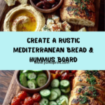 Rustic Mediterranean Bread and Hummus Board Recipe