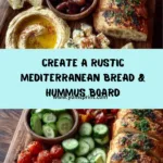 Rustic Mediterranean Bread and Hummus Board Recipe