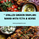 g Board with Feta Dip & Fresh Herb Salad Recipe