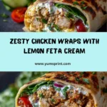 n Wrap with Spicy Lemon Honey Feta Cream Recipe