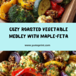 Roasted Vegetable Medley with Maple-Feta Crumble Recipe