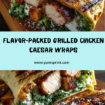 Grilled Chicken Caesar Wraps Recipe