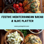 Rustic Mediterranean Bread & Olive Platter Recipe