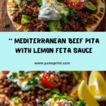 f Pita with Spicy Lemon Honey Feta Cream Recipe