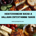 Rustic Mediterranean Bread and Halloumi Board Recipe