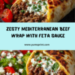 ef Wrap with Garlic Hot Honey Feta Sauce Recipe